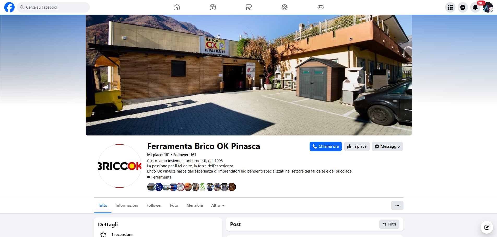 Anteprima sito Brico Ok Pinasca